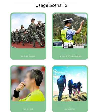Apito profissional de futebol e basquete, apito de árbitro para esportes ao ar livre, como apito de som grande, apito de acampamento e caminhadang Survival Tool