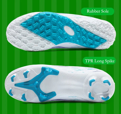 Marca de chuteiras infantis de futebol, chuteiras profissionais FG/TF para meninos e meninas, chuteiras de grama para futebol, calçados de treinamento de futsal ao ar livre