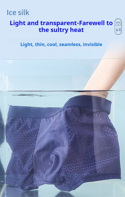 4 peças Banboo Fibra Cueca Masculina Boxer Masculino Calcinha Sólida Shorts Cuecas Masculinas Respirável Íntimo Boxers Masculinos 4 peças