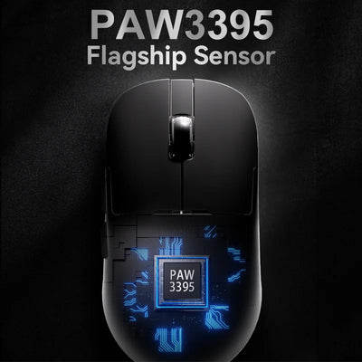 Mouse sem fio com fio leve AJAZZ AJ179 PRO PAW3395 com base de carregamento magnética ergonômico e macro para jogos para PC e laptop
