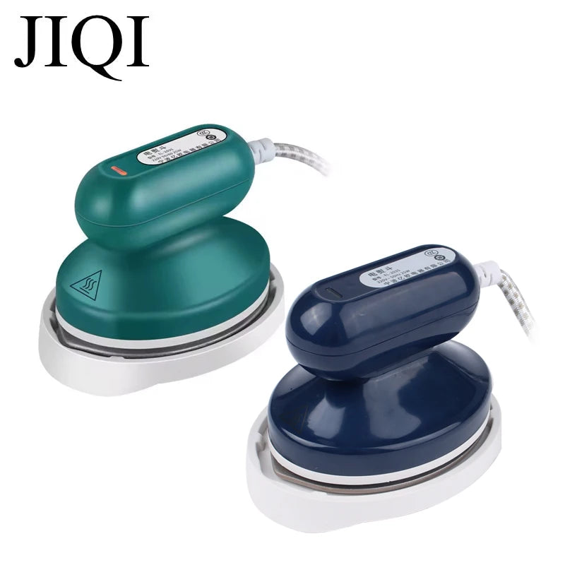 Máquina de passar roupa portátil JIQI, base de cerâmica e titânio, para uso doméstico e viagens