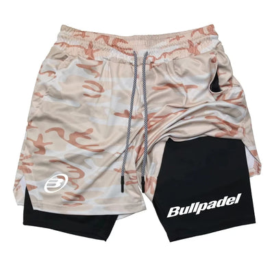 Novos shorts esportivos masculinos de padel, shorts de tênis respiráveis de verão, calças de badminton de secagem rápida, roupas esportivas para corrida ao ar livre