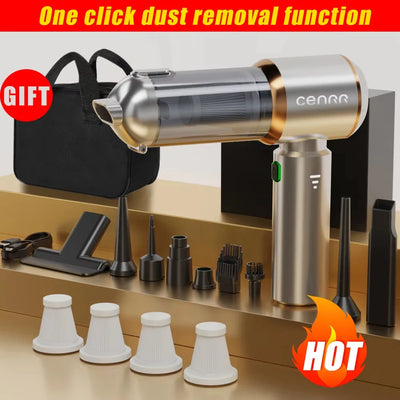 Aspirador de pó automotivo CENRR 998000PA com forte sucção, sem fio, portátil, máquina de limpeza