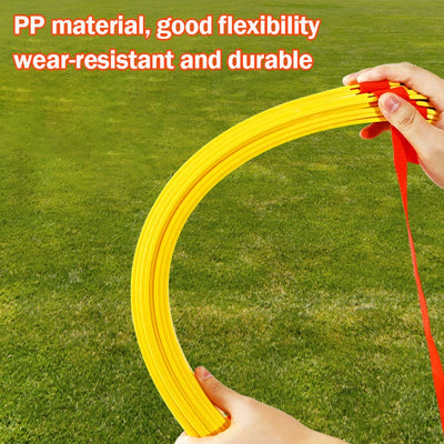 Escada de agilidade com tiras de nylon para futebol, futebol, equipamento de treinamento de velocidade, fitness esportivo, corrida, aquecimento, ferramenta de escada de treinamento