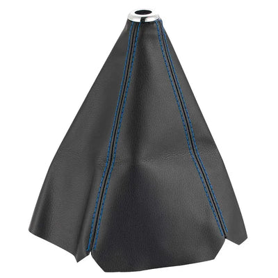 Colar de mudança de marcha universa de 16 mm para carro, couro sintético, colar de mudança de marcha para carro, alavanca de mudança manual automática, capa para porta-malas, legging