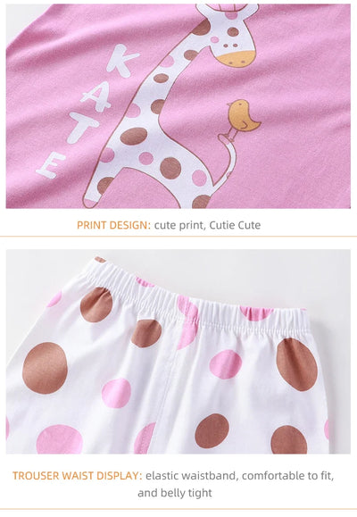 Conjuntos infantis, roupas para mães e crianças, meninos e meninas, camiseta e shorts, 2 peças, verão, algodão, manga curta, roupas para bebês e crianças, terno para crianças pequenas