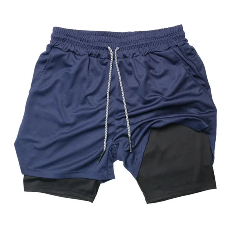 Shorts masculinos com vários bolsos, shorts fitness casuais para praia, esportivos, forrados, skinny, estilo cotidiano, malha camuflada, shorts para corrida