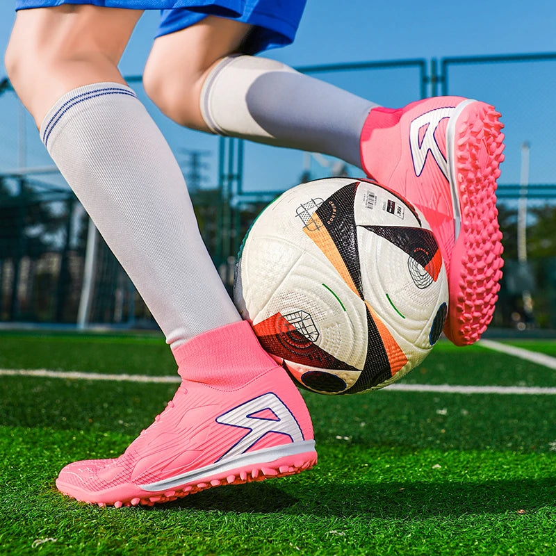 Chuteira de futebol original masculina Society, leve, TF/FG, para quadra de futsal, 2025, nova chuteira de futebol de cinco jogadores para adolescentes