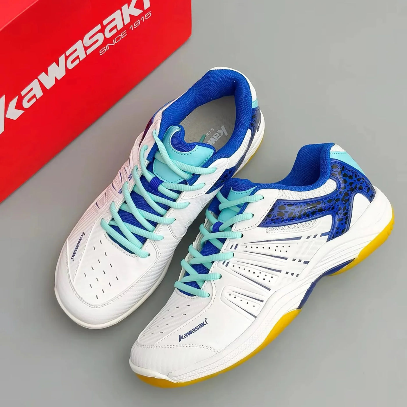 Kawasaki Novos Tênis de Badminton Masculino Respirável Antiderrapante Calçados Esportivos para Homens e Mulheres K-065D