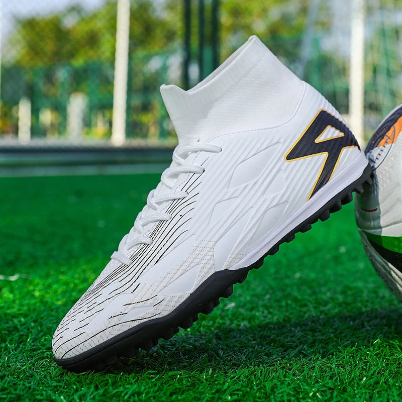 Chuteira de futebol original masculina Society, leve, TF/FG, para quadra de futsal, 2025, nova chuteira de futebol de cinco jogadores para adolescentes