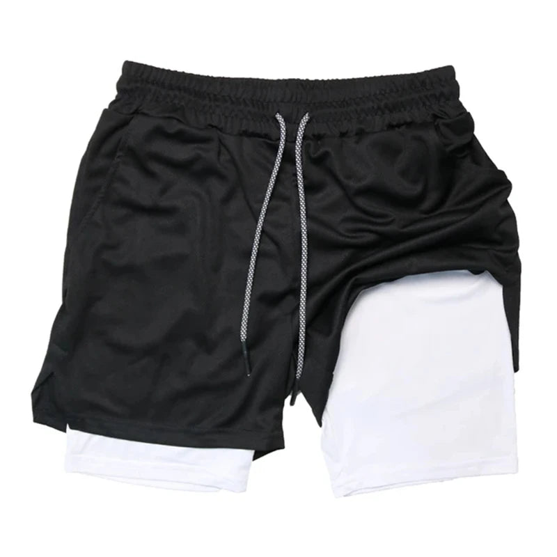 Shorts masculinos com vários bolsos, shorts fitness casuais para praia, esportivos, forrados, skinny, estilo cotidiano, malha camuflada, shorts para corrida