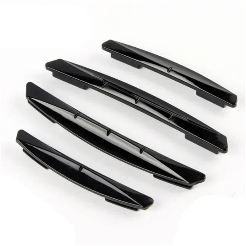 4 peças/conjunto de tiras anticolisão para porta de carro, placa de proteção decorativa anticolisão, acessórios de decoração para carro, anti-riscos