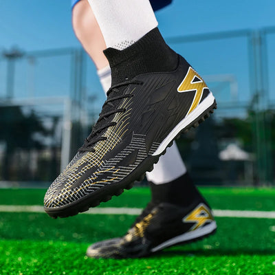 Chuteira de futebol original masculina Society, leve, TF/FG, para quadra de futsal, 2025, nova chuteira de futebol de cinco jogadores para adolescentes