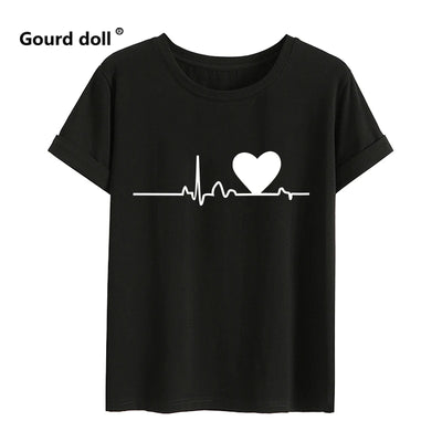 Conjuntos de roupas Love My Family, verão, mãe e filha, manga curta, roupas de família combinando, roupas de bebê, mãe, crianças, camiseta