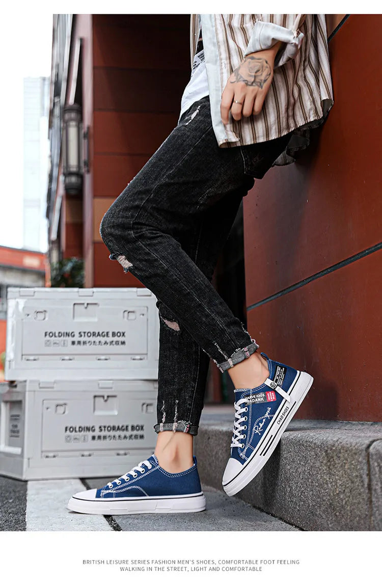 Sapatos casuais masculinos de lona, tênis masculinos respiráveis, calçados esportivos masculinos, sapato de tecido preto, tendência, letra, sapato masculino, tênis de cano baixo