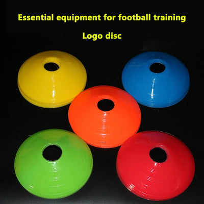 Conjunto de 10 cones para treinamento de futebol, equipamento para crianças, cones de disco profissional, exercícios de agilidade, evitando obstáculos, acessórios de treinamento esportivo
