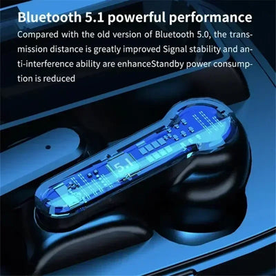 Fones de ouvido M19 TWS Fone de ouvido M10 com controle de toque inteligente sem fio Bluetooth Fones de ouvido à prova d'água com tela LED e microfone