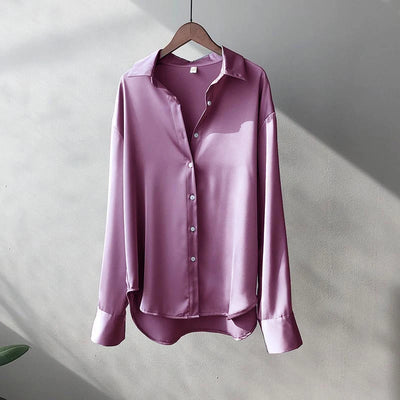 Camisa e blusa de primavera 2025, novos suéteres, cardigans, blusa feminina, malha coreana, manga comprida, lapela, botão, elegante, casacos casuais doces