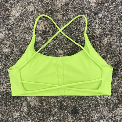Sutiã esportivo feminino sexy com alças cruzadas nas costas, sutiã fitness de alto impacto para academia, ioga, treino, top curto, colete push up, roupa íntima para corrida