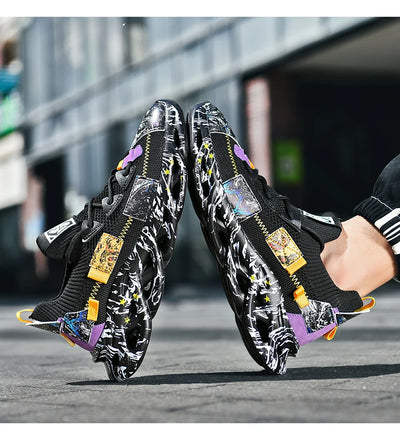 Sapatos masculinos Tênis masculinos casuais Sapatos masculinos tênis Sapatos de luxo Tênis de corrida Sapatos respiráveis da moda Mocassins Sapatos de corrida para homens