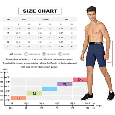 Shorts de ginástica masculino com bolsos, leggings de compressão para treino, cuecas boxer de poliéster para corrida, basquete, meia-calça esportiva