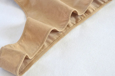 Calcinha fio dental feminina de algodão 6 peças, esportiva, respirável, cintura baixa, lingerie sexy feminina, cor sólida, fio dental