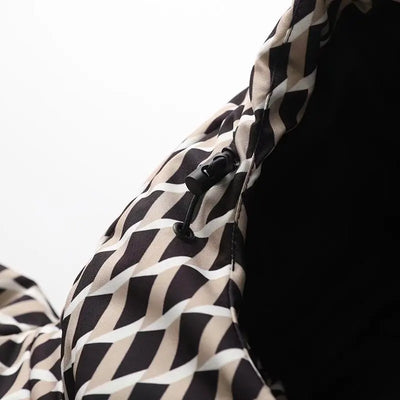 Casacos femininos de inverno com capuz, cintura alta, acolchoados, esportivos, parkas, com cinto, elegantes, grossos, quentes, à prova de vento, jaquetas de esqui