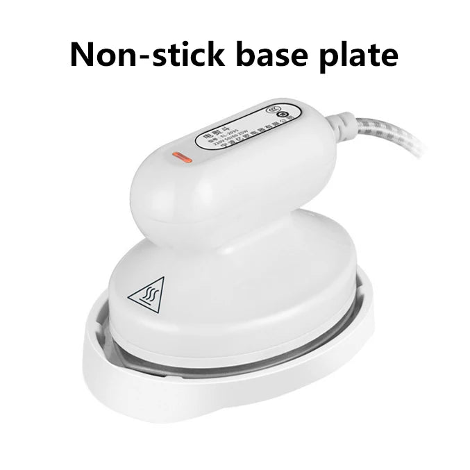 Máquina de passar roupa portátil JIQI, base de cerâmica e titânio, para uso doméstico e viagens