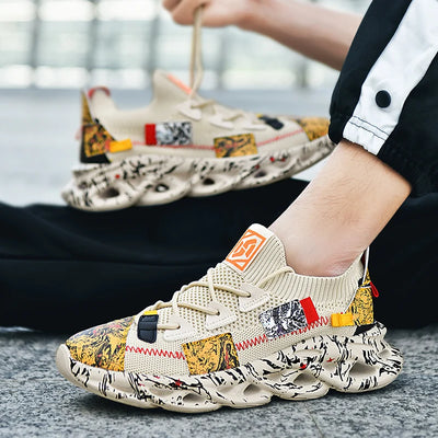 Sapatos masculinos Tênis masculinos casuais Sapatos masculinos tênis Sapatos de luxo Tênis de corrida Sapatos respiráveis da moda Mocassins Sapatos de corrida para homens