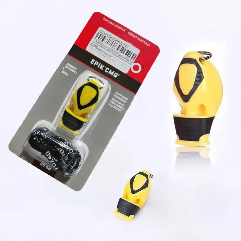 Apito profissional de futebol e basquete, apito de árbitro para esportes ao ar livre, como apito de som grande, apito de acampamento e caminhadang Survival Tool