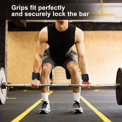 1/2 peças de gancho de elevação, alça de pulso, suporte de mão, luvas de levantamento de peso, fitness, para homens e mulheres, equipamentos de ginástica