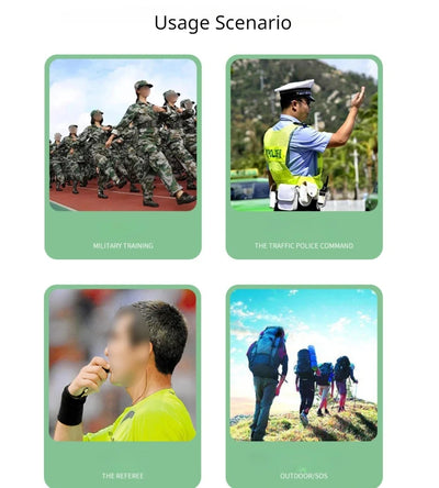 Apito profissional de futebol e basquete, apito de árbitro para esportes ao ar livre, como apito de som grande, apito de acampamento e caminhadang Survival Tool