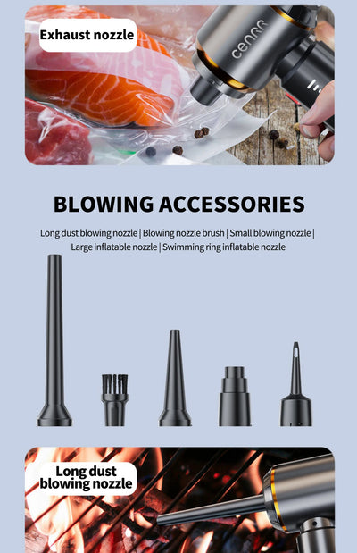 Aspirador de pó automotivo CENRR 998000PA com forte sucção, sem fio, portátil, máquina de limpeza