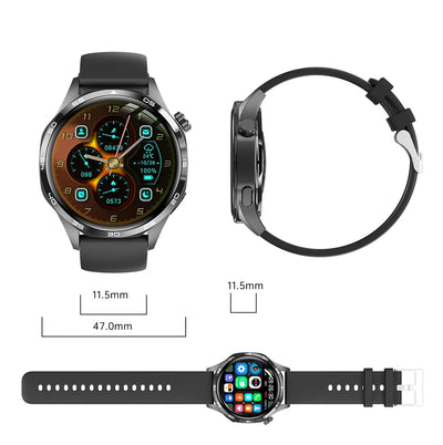 Para Huawei GT5 PRO Smart Watch Men Watch 4 Pro versão atualizada Tela AMOLED HD Bluetooth Chamada GPS NFC Frequência cardíaca SmartWatches