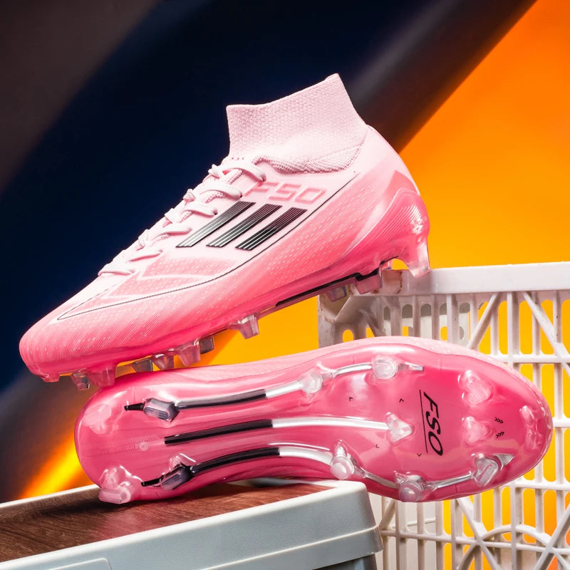 Chuteiras AG originais para homens e mulheres, chuteiras de futebol com tachas, chuteiras antiderrapantes, ultraleves para meninos e meninas