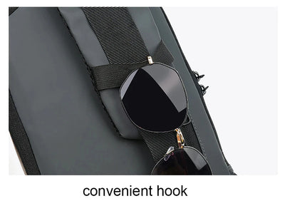 Geestock Bolsa transversal antifurto para mulheres e homens, multifuncional, com carregamento USB, bolsa de ombro, mensageiro, bolsa de viagem tipo tiracolo