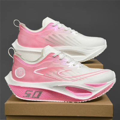 Calçados esportivos masculinos com amortecimento, antiderrapantes, planos, resistentes ao desgaste, tênis de corrida em malha respirável e plataforma macia para homens